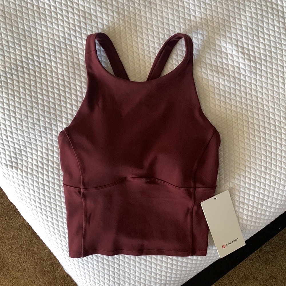 Lululemon Key to Balance Tank Red Merlot